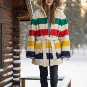 Handmade Métis Capote from vintage HBC blanket